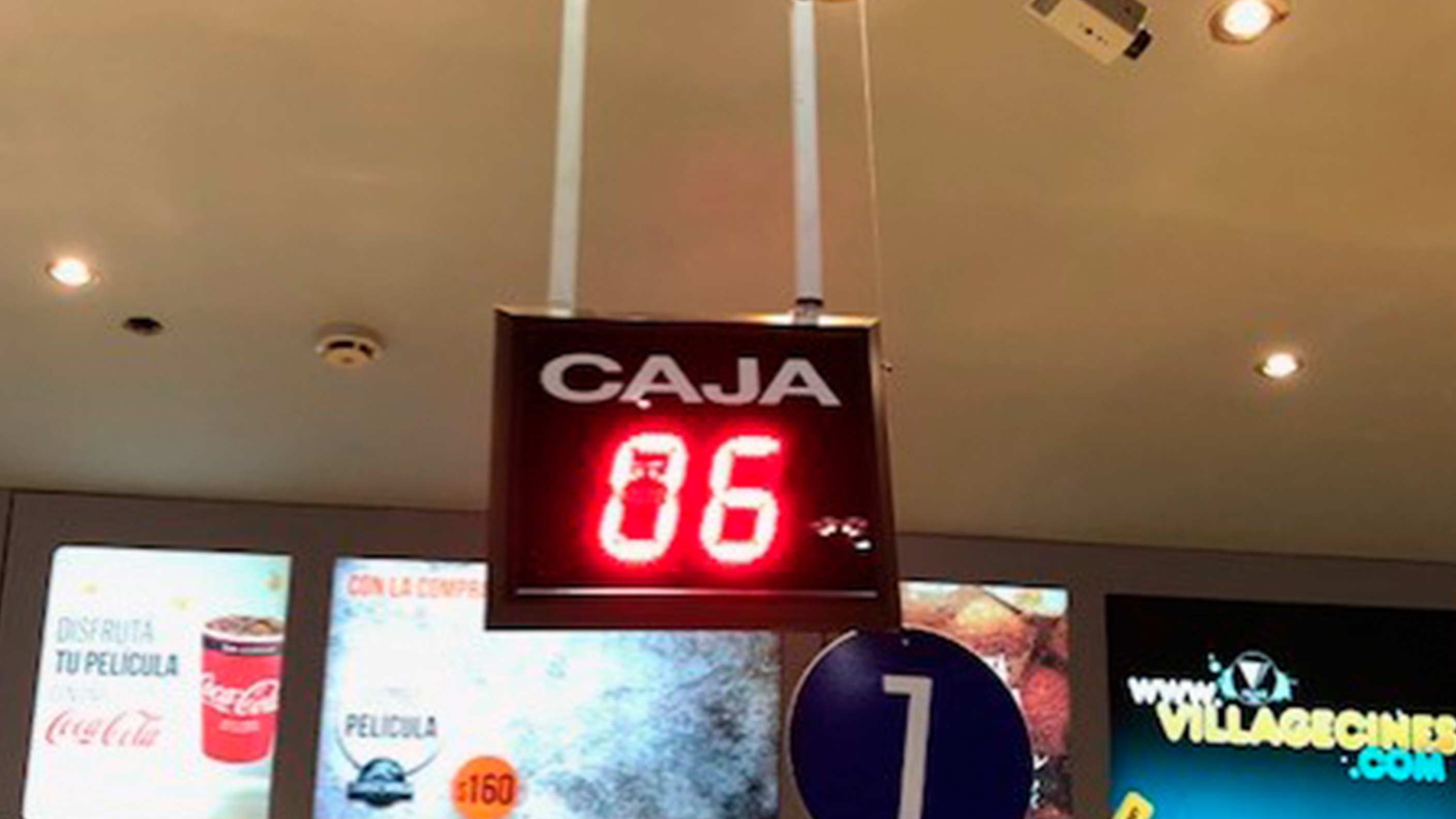 Llamador de fila única LED modelo MICROLED FU100